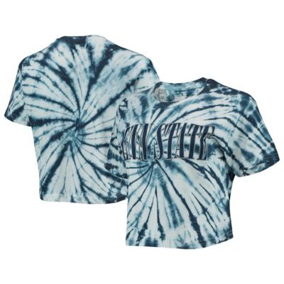 NCAA Penn State Nittany Lions Showtime Tie-Dye Crop T-Shirt