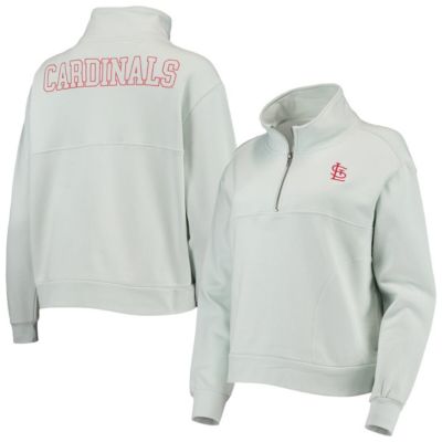 MLB Light St. Louis Cardinals Two-Hit Quarter-Zip Pullover Top