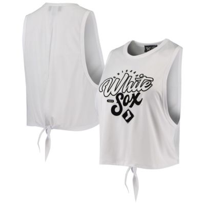 Chicago White Sox MLB Open Back Twist-Tie Tank Top