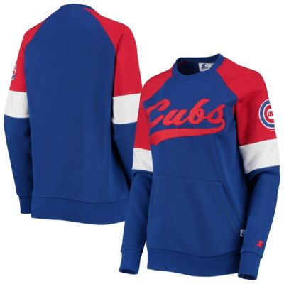 MLB Chicago Cubs Playmaker Raglan Pullover Sweatshirt