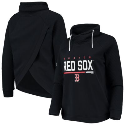Boston Red Sox MLB Vega Funnel Neck Raglan Pullover Sweatshirt