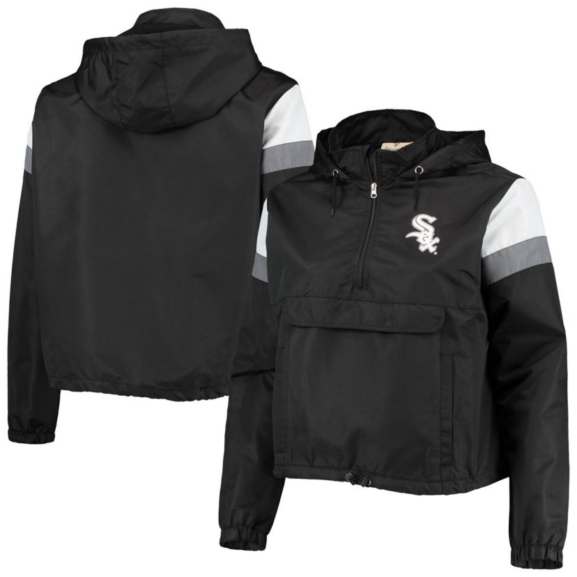 Profile Chicago White Sox MLB Chicago Sox Plus Size Anorak Quarter