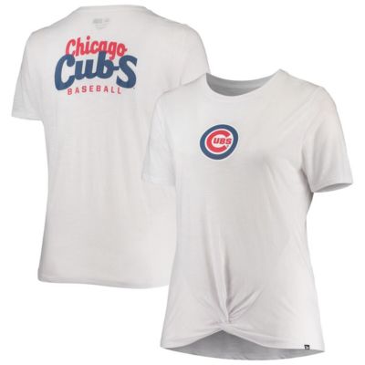 MLB Chicago Cubs Plus 2-Hit Front Knot T-Shirt