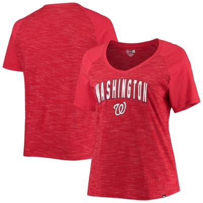 MLB Washington Nationals Plus Raglan V-Neck T-Shirt