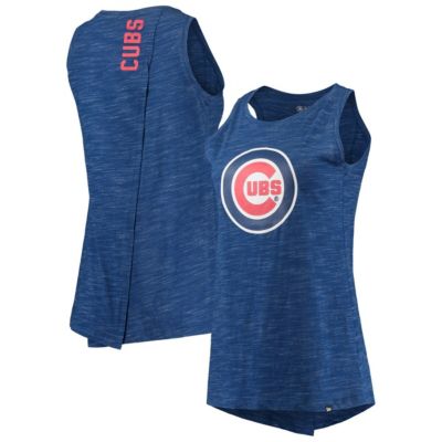 MLB Chicago Cubs Space Dye Back-Knot Tank Top