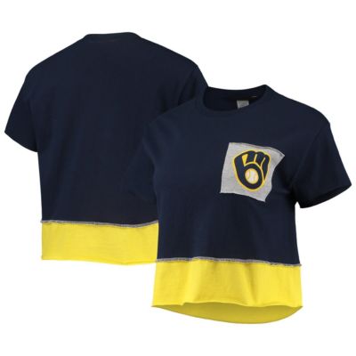 MLB Milwaukee Brewers Cropped T-Shirt