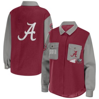 Alabama Crimson Tide NCAA Button-Up Shirt Jacket