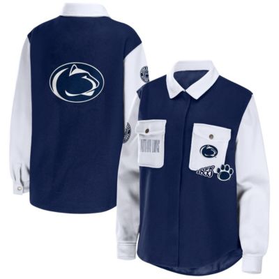 NCAA Penn State Nittany Lions Button-Up Shirt Jacket