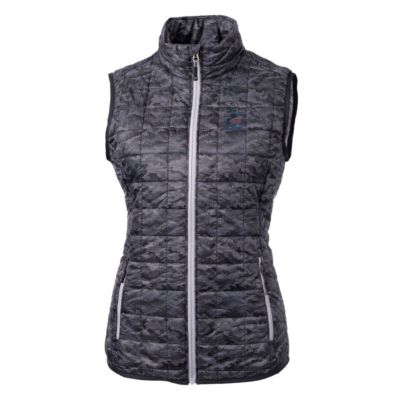 MLB Miami Marlins Rainier PrimaLoft Eco Printed Full-Zip Puffer Vest