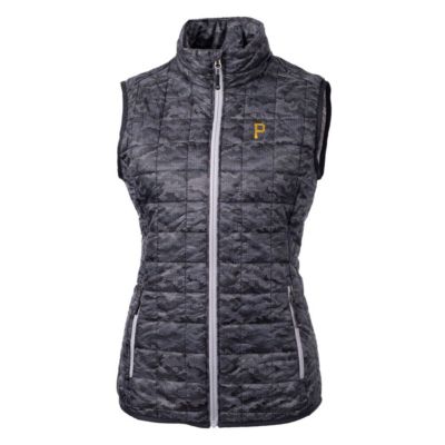 MLB Pittsburgh Pirates Rainier PrimaLoft Eco Printed Full-Zip Puffer Vest