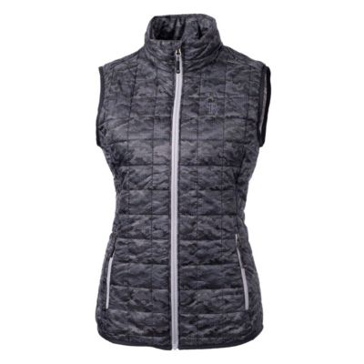 MLB Colorado Rockies Rainier PrimaLoft Eco Printed Full-Zip Puffer Vest