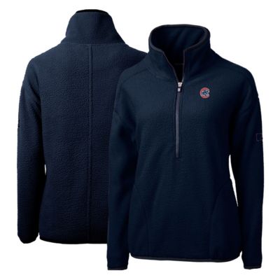 MLB Chicago Cubs Cascade Eco Sherpa Fleece Quarter-Zip Pullover Jacket