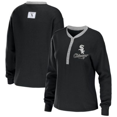 Chicago White Sox MLB Waffle Henley Long Sleeve T-Shirt