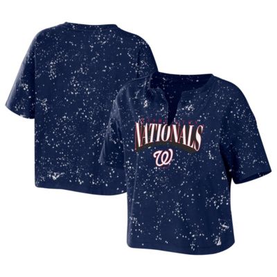 MLB Washington Nationals Notch Neck Tie-Dye T-Shirt