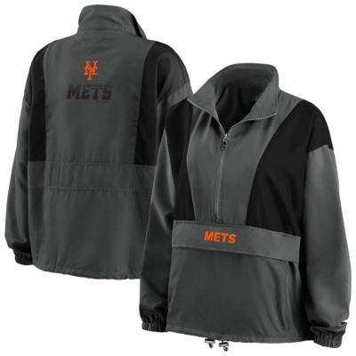 MLB New York Mets Packable Half-Zip Jacket