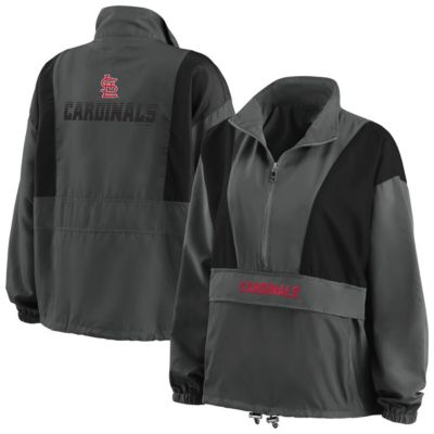 MLB St. Louis Cardinals Packable Half-Zip Jacket