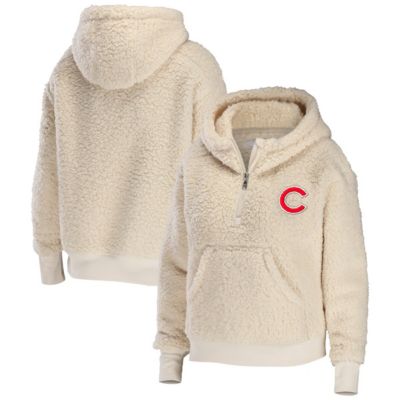 MLB Chicago Cubs Plus Size Sherpa Quarter-Zip Hoodie