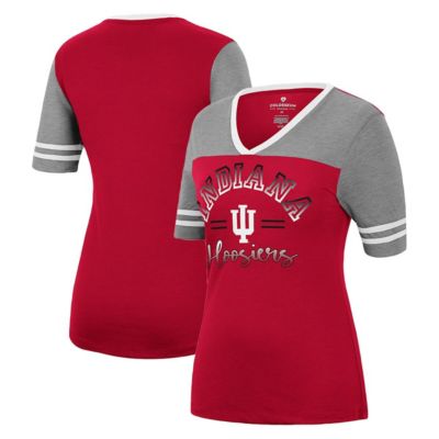 NCAA Indiana Hoosiers There You Are V-Neck T-Shirt