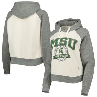 NCAA Michigan State Spartans Cody Tri-Bend Raglan Pullover Hoodie