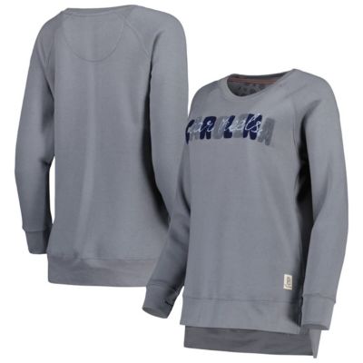 NCAA North Carolina Tar Heels Pinehurst Chenille Raglan Pullover Sweatshirt