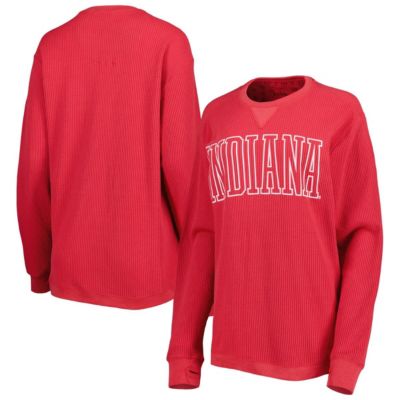 NCAA Indiana Hoosiers Surf Plus Southlawn Waffle-Knit Thermal Tri-Blend Long Sleeve T-Shirt