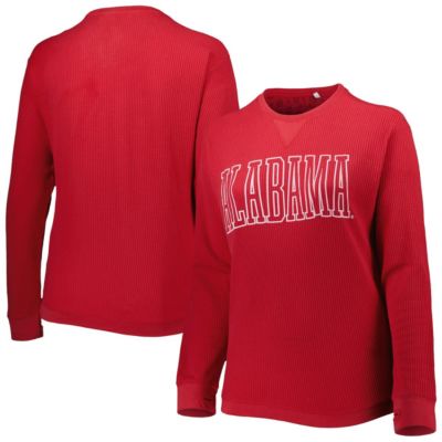 Alabama Crimson Tide NCAA Alabama Tide Surf Plus Size Southlawn Waffle-Knit Thermal Tri-Blend Long Sleeve T-Shirt