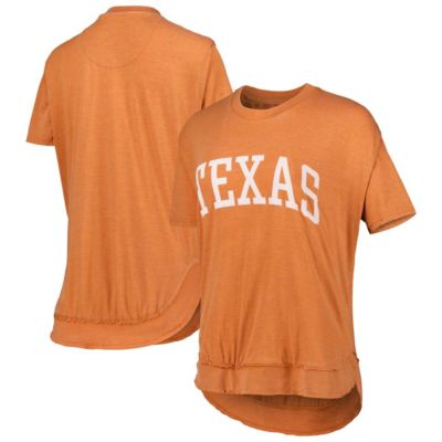 NCAA Burnt Texas Longhorns Arch Poncho T-Shirt