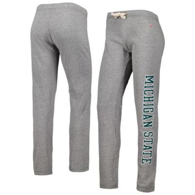 NCAA Heather Michigan State Spartans Victory Springs Tri-Blend Jogger Pants