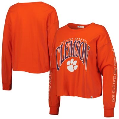 NCAA Clemson Tigers Parkway II Cropped Long Sleeve T-Shirt