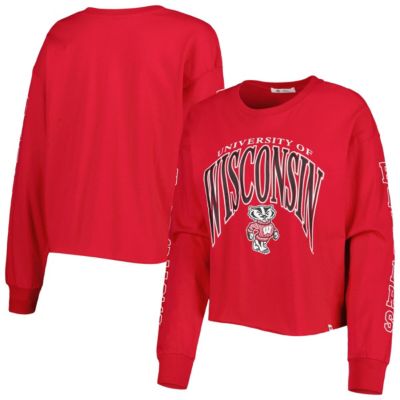 NCAA Wisconsin Badgers Parkway II Cropped Long Sleeve T-Shirt