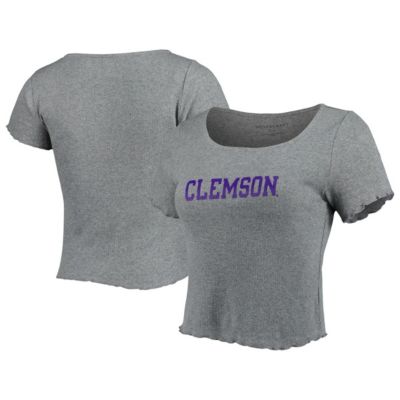 NCAA Clemson Tigers Baby Rib Lettuce-Edge Trim T-Shirt