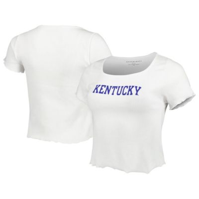 NCAA Kentucky Wildcats Baby Rib Lettuce-Edge Trim T-Shirt