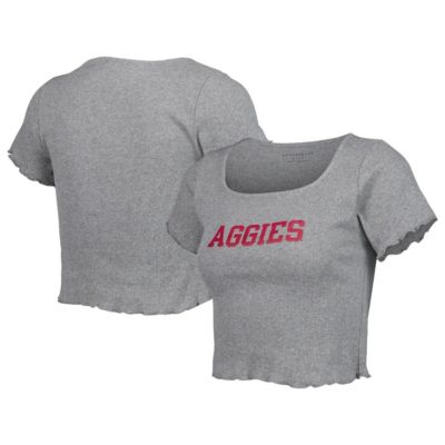 NCAA Texas A&M Aggies Baby Rib Lettuce-Edge Trim T-Shirt