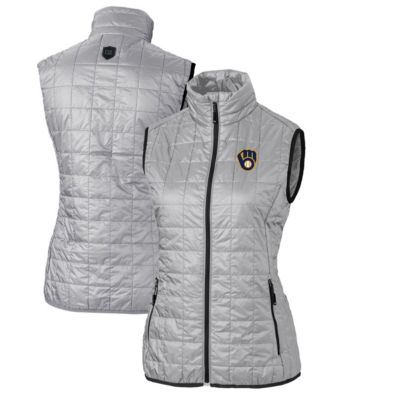 MLB Milwaukee Brewers Rainier PrimaLoft Eco Full-Zip Puffer Vest