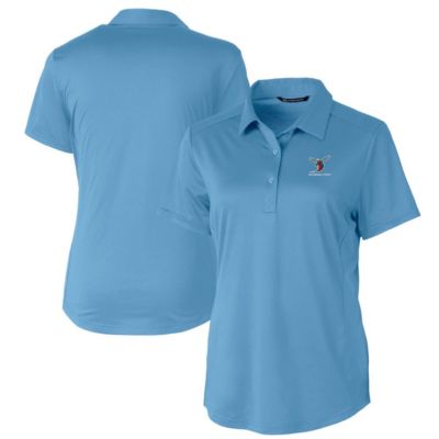 NCAA Light Delaware State Hornets Prospect Textured Stretch Polo