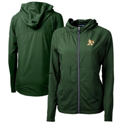 MLB Hunter Oakland Athletics Adapt Eco Knit Hybrid Recycled Full-Zip Hoodie