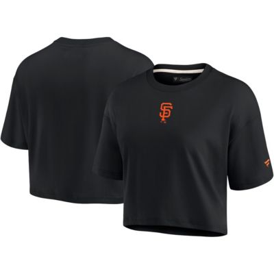 MLB Fanatics San Francisco Giants Elements Super Soft Boxy Cropped T-Shirt