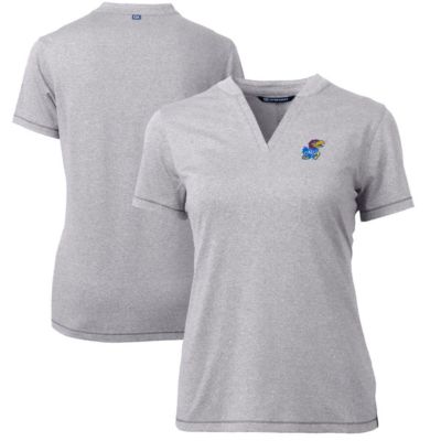 NCAA Kansas Jayhawks Forge Blade V-Neck Top