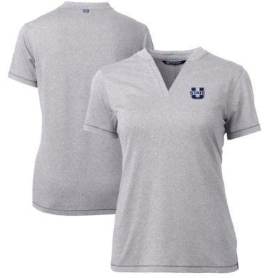 NCAA Utah State Aggies Forge Blade V-Neck Top