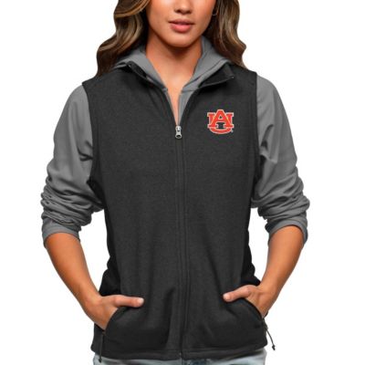 NCAA Heather Auburn Tigers Course Full-Zip Vest