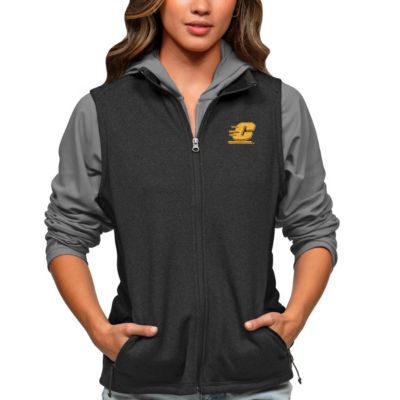 NCAA Heather Central Michigan Chippewas Course Full-Zip Vest