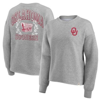 NCAA Fanatics Oklahoma Sooners Ready Play Crew Pullover Sweatshirt