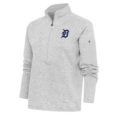 MLB Detroit Tigers Logo Fortune Quarter-Zip Pullover Jacket