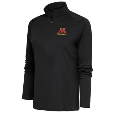 NCAA Minnesota Golden Gophers Football Logo Tribute Quarter-Zip Pullover Top