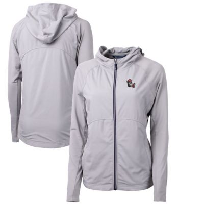 NCAA NC State Wolfpack Adapt Eco Knit Hybrid Recycled Full-Zip Hoodie