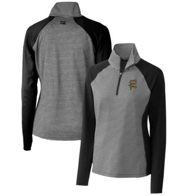 Grambling State Tigers NCAA Forge Tonal Stripe Stretch Half-Zip Pullover Top