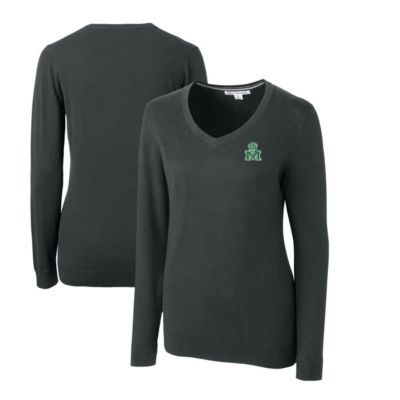 NCAA Marshall Thundering Herd Lakemont Tri-Blend V-Neck Pullover Sweater