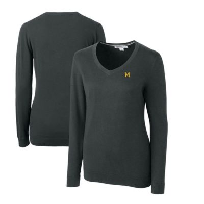 NCAA Michigan Wolverines Lakemont Tri-Blend V-Neck Pullover Sweater