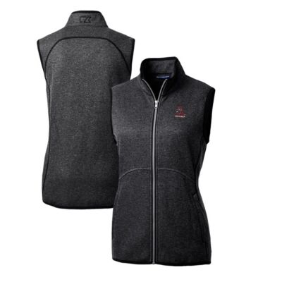 Alabama Crimson Tide NCAA Heather Mainsail Basic Sweater-Knit Full-Zip Vest