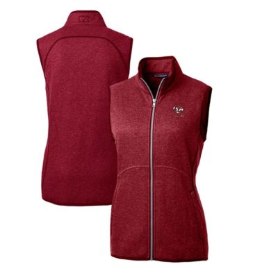 NCAA Louisville Cardinals Mainsail Basic Sweater-Knit Full-Zip Vest